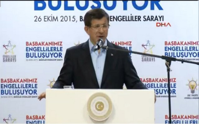 Davutoğlu'ndan engelli vatandaşlara müjde
