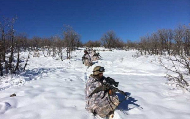 Siirt'te -18 derecede PKK operasyonu