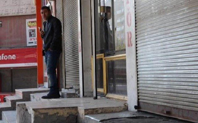 Batman’da esnaf işyerlerini açmadı