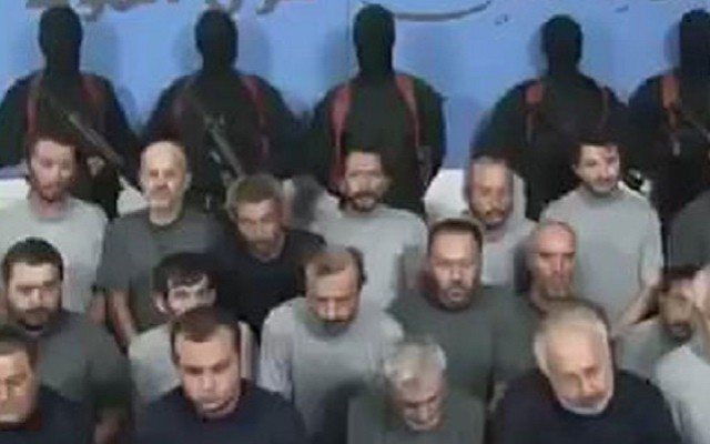 Kaçırılan Türk işçilerin ilk görüntüsü