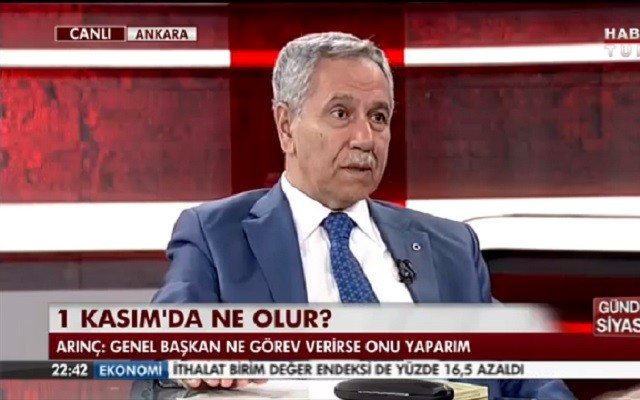 Arınç: Ben kadere inanırım, bu iş bitti!