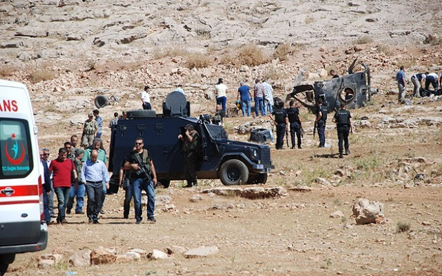Mardin'de 4 polis şehit!