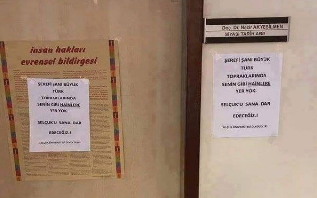 Bildiriye imza atan akademisyene şok tehdit!