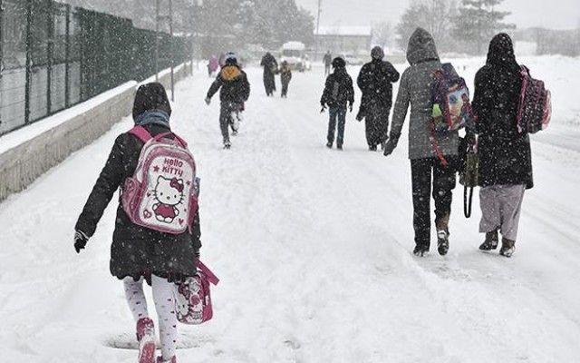 İstanbul'da okullara kar tatili