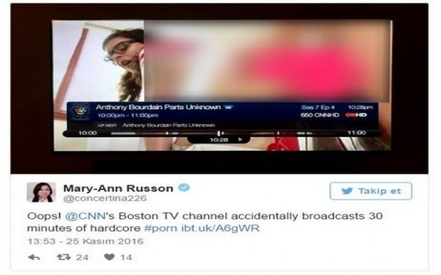 CNN'de porno yayını skandalı