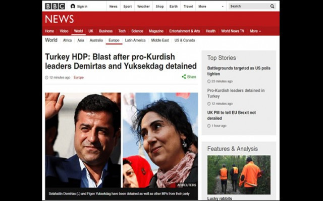 HDP operasyonu dünyada böyle yankılandı