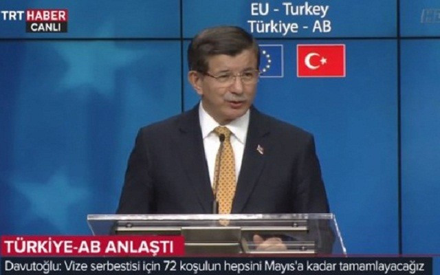 Davutoğlu PKK çadırına izin veren Belçika'ya sitem etti