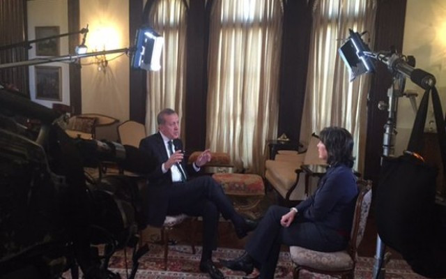 Erdoğan Amanpour'a konuştu: Yalnız bırakıldık