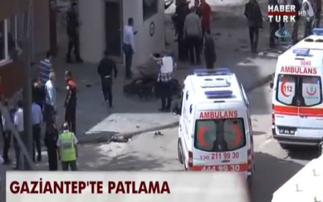 Gaziantep'te patlama 2 polis şehit
