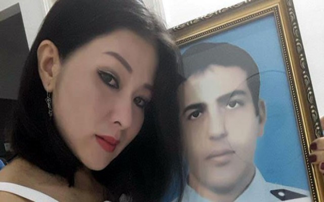 Şehidin Vietnamlı eşinden gelinlikli anma