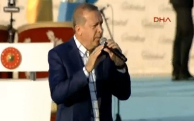 Fetih kutlamalarında başkanlık vurgusu