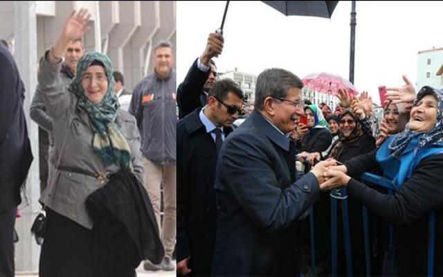 Davutoğlu'nu kardeşi ve hemşehrileri karşıladı