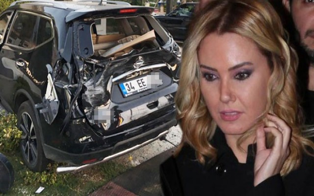 Ece Erken'e kaza şoku