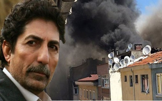 Ünlü sanatçıyı korkutan yangın