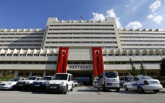 120 polisle Sayıştay'a baskın