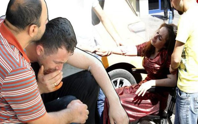 Damat gelini gözyaşlarıyla hastaneye götürdü