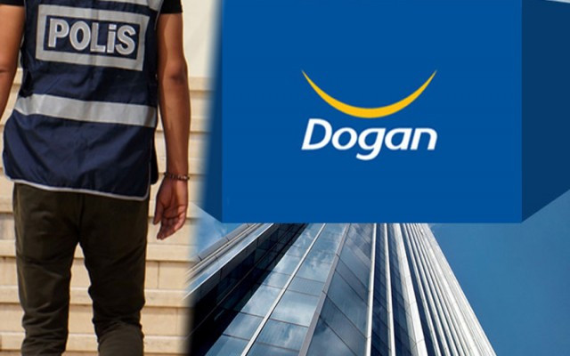 Doğan Holding binasında operasyon