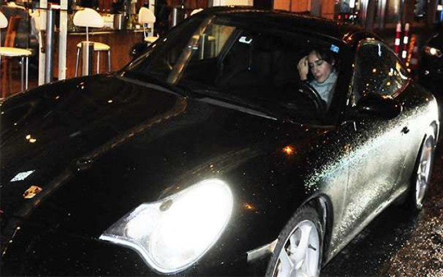 Lüks aracının özel plakası dikkat çekti