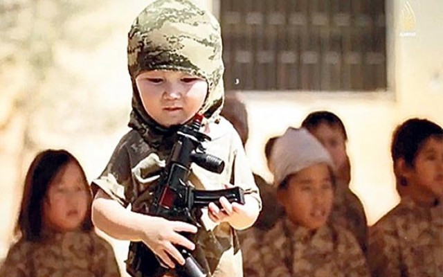 O çocukların şok fotoğrafları