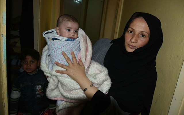 Suriyeli bebek ve anneyi fareler kemirdi