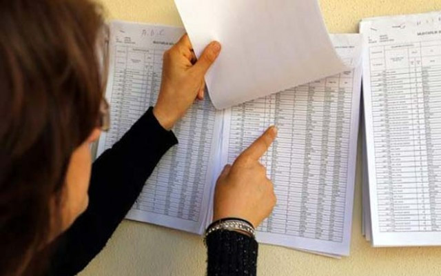 Seçmen listeleri askıdan iniyor