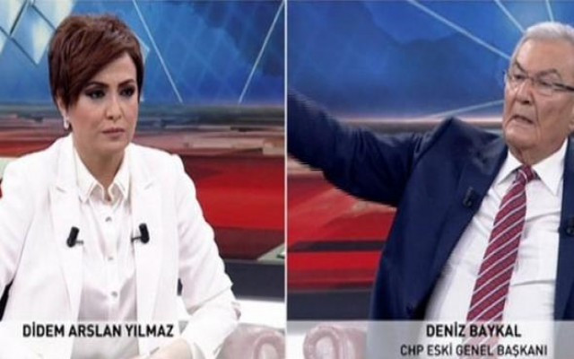 Deniz Baykal'ı canlı yayında kızdıran soru