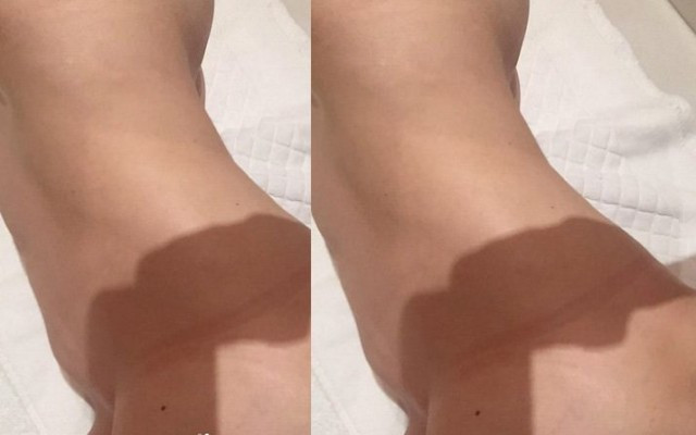 Ünlü yıldız çıplak fotoğraflarını paylaştı