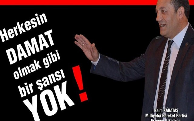 MHP'den afişli damat tepkisi
