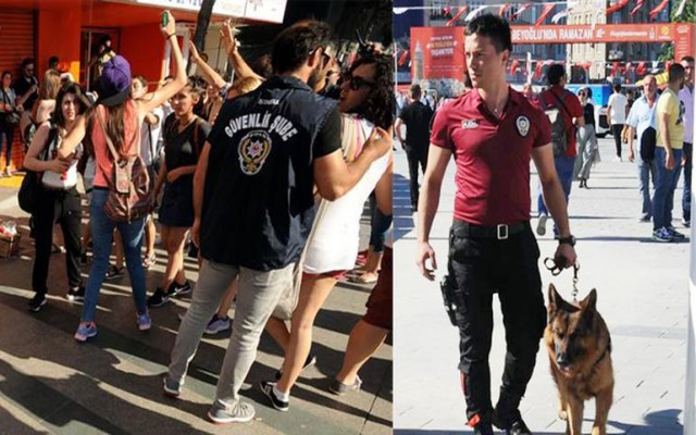 Taksim'de LGBT yürüyüş arbedesi