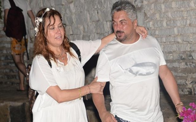 Deniz Seki'nin Bodrum'da düğün provası