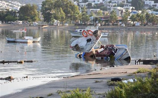 Bodrum'da tsunami şoku