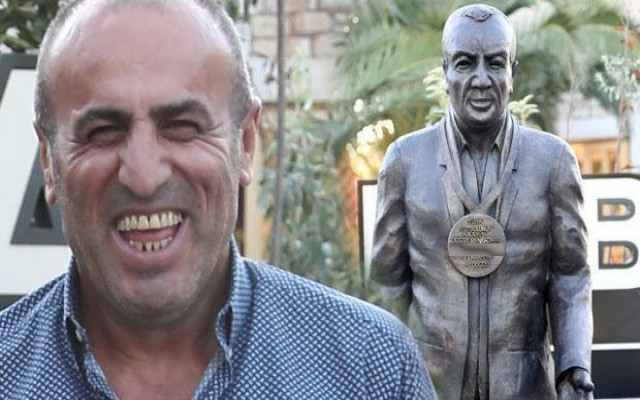 Fatih Terim'le tartışmaya heykel sürprizi