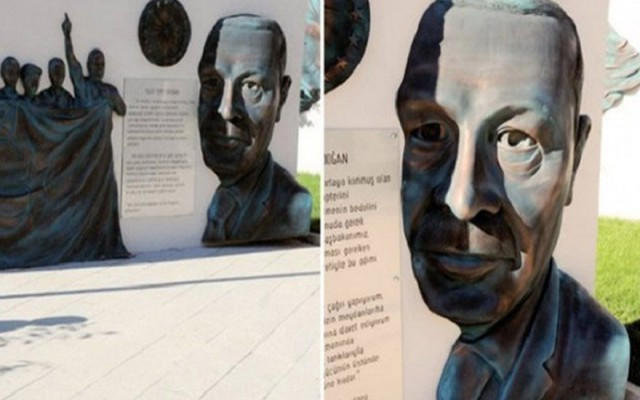 Cumhurbaşkanı Erdoğan’dan heykel tepkisi