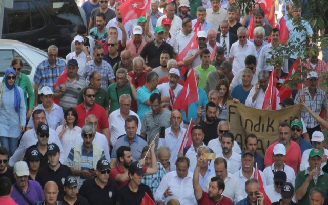 CHP’nin fındık yürüyüşü başladı