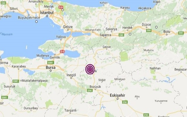 Bilecik'te korkutan deprem