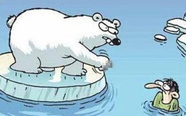 Ayılı karikatürün yer aldığı sayfa imha edildi