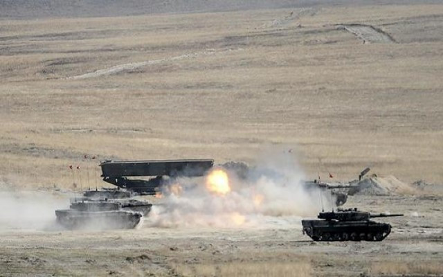 TSK, Afrin'deki PYD mevzilerini vurdu.