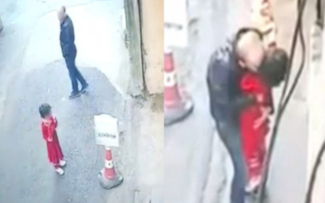 O sapık tepkiler üzerine gözaltına alındı