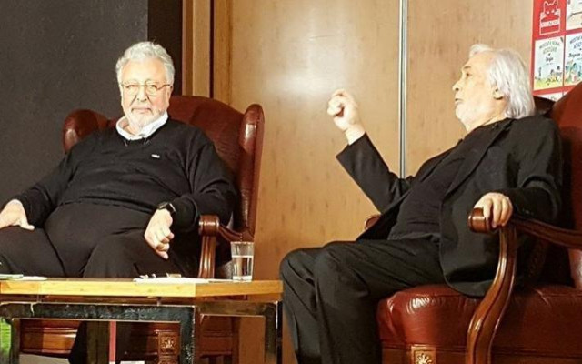 Metin Akpınar ve Müjdat Gezen adliyede