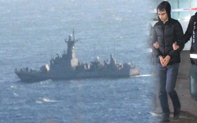 Savaş gemisinde FETÖ operasyonu