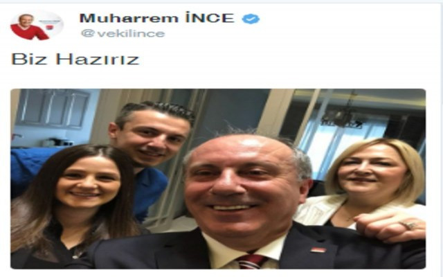 Muharrem İnce'den dikkat çeken paylaşım