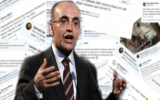 Mehmet Şimşek'in dolar tweetine tepki yağdı