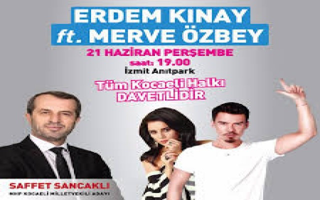 Saffet Sancaklı'dan Merve Özbey'li seçim kampanyası