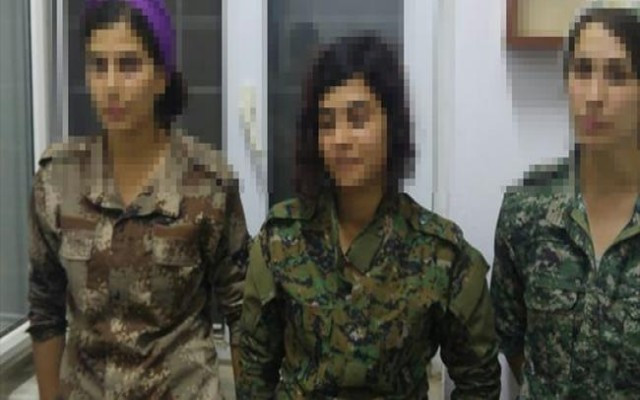 PKK'lı kadın teröristler teslim oldu