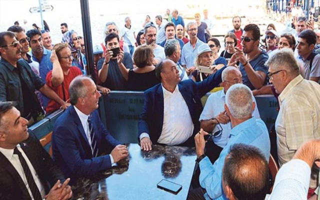 Muharrem İnce'ye İzmir'de şok tepki