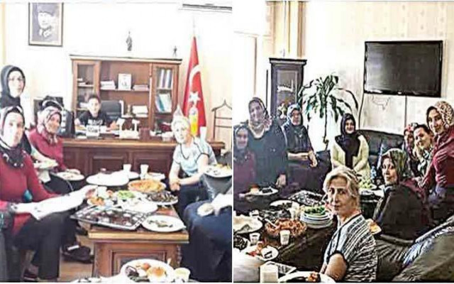 Makam odasında kısır partisine soruşturma!