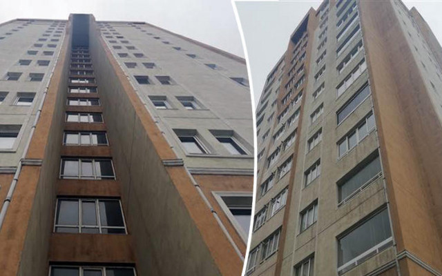 Karısını 12'nci kattan aşağı attı