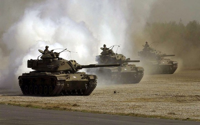 M-60 tankları Suriye sınırına gidiyor