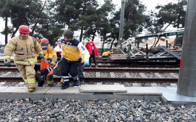 Florya'da tren kazası: Yaralılar var