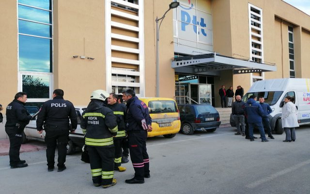 PTT merkezinde patlama